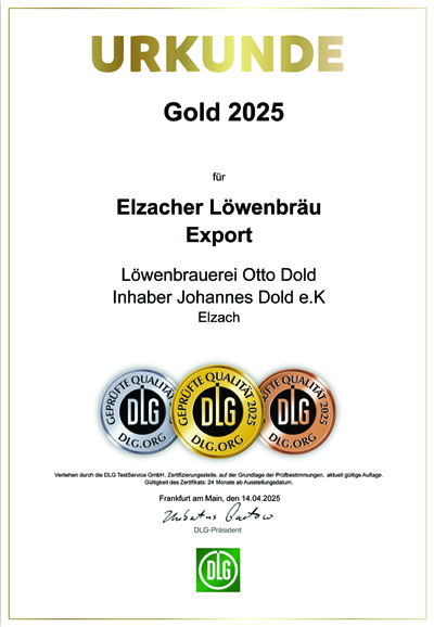Goldener Preis 2025 - Export