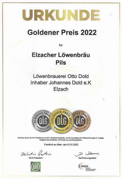 Goldener Preis 2022 - Pils