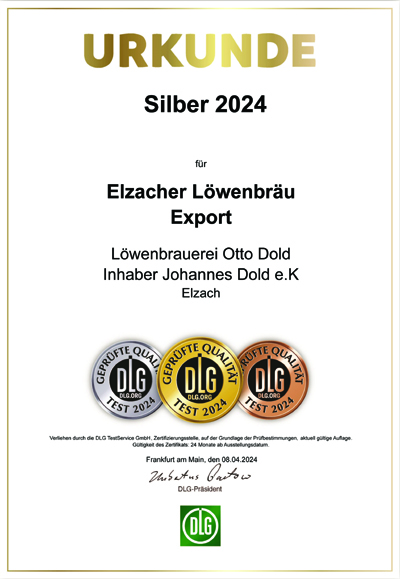 Silberner Preis 2024 - Export