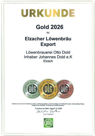 Goldener Preis 2026 - Export