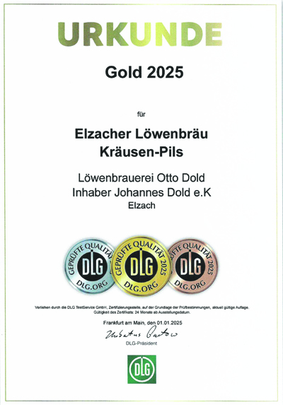 Goldener Preis 2025 - Krusen Pils