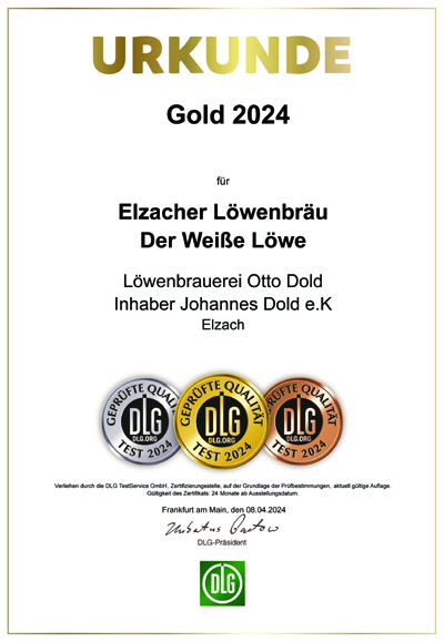 Goldener Preis 2024 - Der Weie Lwe